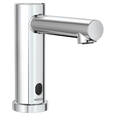 Moen 8559 - Commercial M-Power Electronic Touchless Hands-Free Sensor-Operated Modern Bathroom Sink Faucet, Chrome