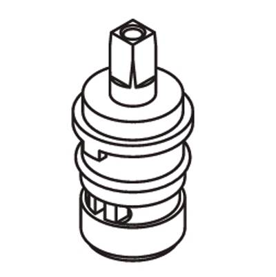 Moen 52000 - 2 Handle Brass Shell Ceramic Disc Cartridge - Hot