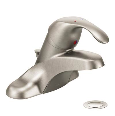Moen 8437CBN - M-Bition Classic Brushed Nickel One-Handle Lavatory Faucet