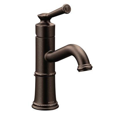 Moen 6402ORB - Belfield Oil Rubbed Bronze One-Handle High Arc Bathroom Faucet