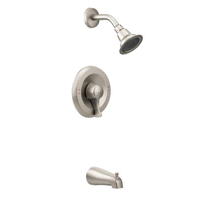 Moen T8389EP15CBN - Commercial M-Dura Posi-Temp Tub/Shower Trim, 1.5-Gpm, Classic Brushed Nickel