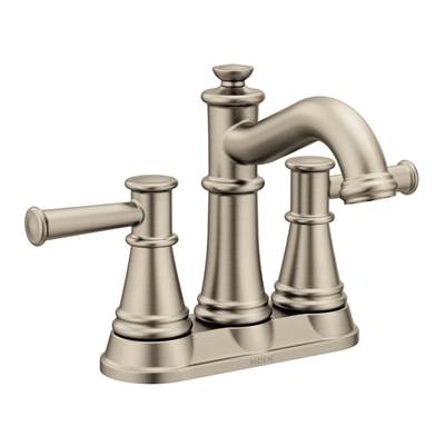 Moen 6401BN - Belfield Brushed Nickel Two-Handle High Arc Bathroom Faucet