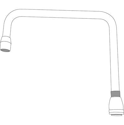 Moen S0009 - M-Dura Chrome Commerical Spout