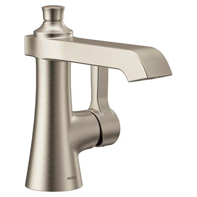 Moen S6981BN - Flara Brushed Nickel One-Handle High Arc Bathroom Faucet