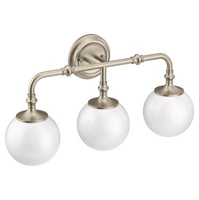 Moen YB0563BN - Colinet Three Globe Light Bn