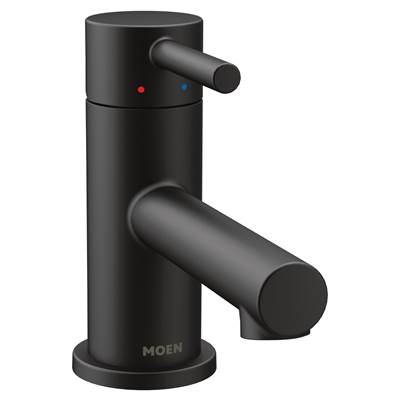 Moen 6191BL - Matte Black One-Handle Low Arc Bathroom Faucet