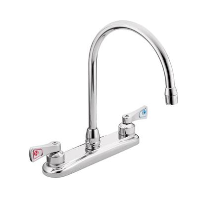 Moen 8287 - M-Dura Chrome Two-Handle Kitchen Faucet