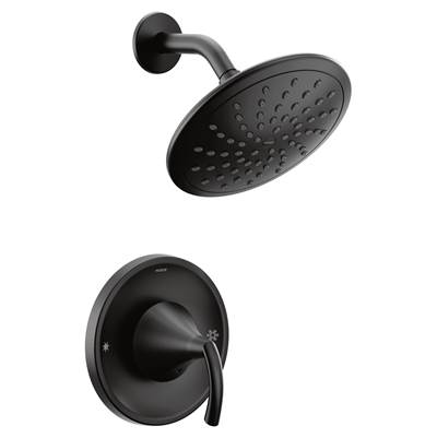 Moen T2842EPBL - Glyde Matte Black Posi-Temp Shower Only