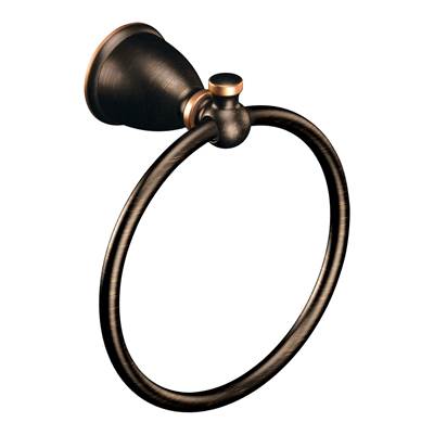 Moen Y3186BRB - Caldwell Towel Ring Brb