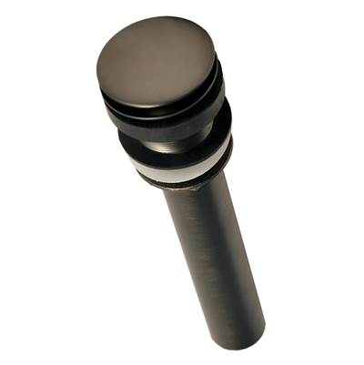 Native Trails DR130-ORB - 1.5'' Push To Seal Dome Drain In Oil Rubbed Bronze