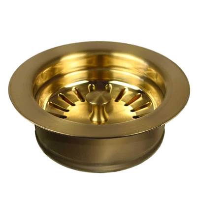Native Trails DR340-BG - Disposer Trim W/Basket Strainer In Brushed Gold Pvd