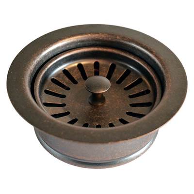 Native Trails DR340-WC - Disposer Trim W/Basket Strainer In Weathered Copper