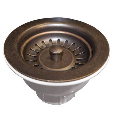 Native Trails DR320-WC - 3.5'' Basket Strainer In Weathered Copper