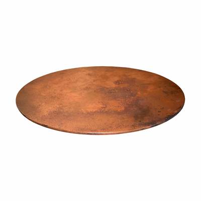 Native Trails CPO348 - Copper Lazy Susan In Tempered 34''