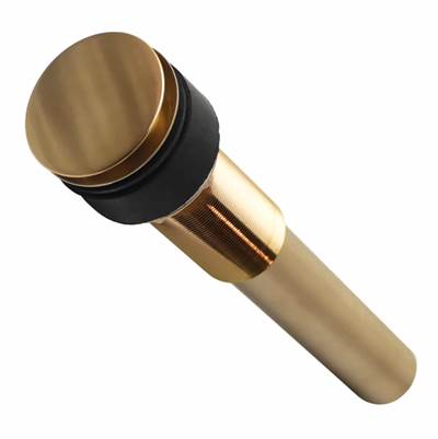 Native Trails DR130-CB - 1.5'' Push To Seal Dome Drain In Champagne Bronze Pvd