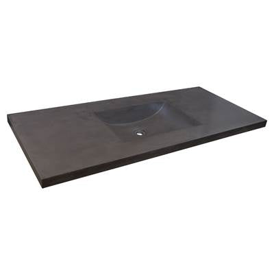 Native Trails NSVNT48-S - 48'' Palomar Vanity Top With Integral Sink In Slate - 8'' Widespread Cutout