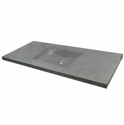 Native Trails NSVNT48-A - 48'' Palomar Vanity Top With Integral Sink In Ash - 8'' Widespread Cutout