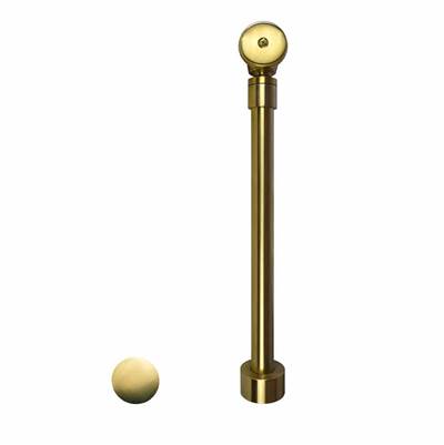 Native Trails DR290-BG - Push To Seal Bath Waste & Overflow In Brushed Gold Pvd