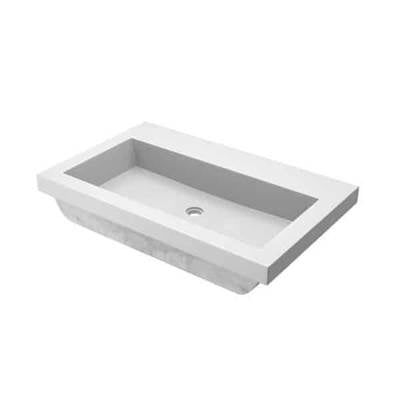 Native Trails NSL3019-PX - Trough 3019 In Pearl - No Faucet Holes