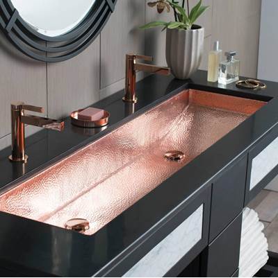 Native Trails CPS408 - Trough 48 In Polished Copper