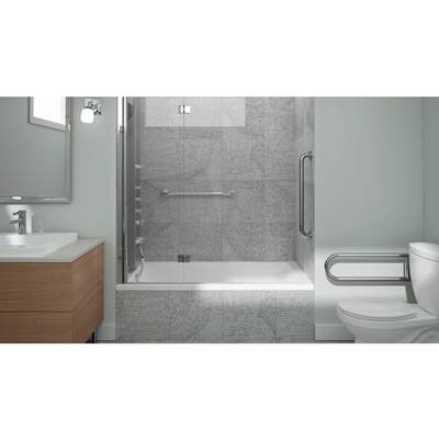 Neptune Entrepreneur 220465-000-001-002 - Astica 3060 If Acrylic Alcove Right-Hand Drain Bathtub In White