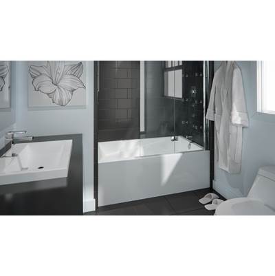 Neptune Entrepreneur 220164-IFS-AFR-L-110-001 - Azea 3260 Ifs Afr Acrylic Alcove Left-Hand Drain Activ-Air Bathtub In White