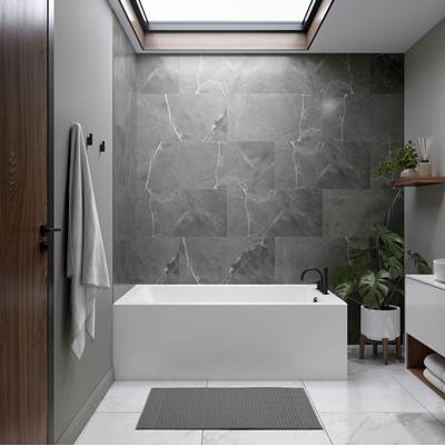 Neptune Entrepreneur 220506-000-001-200 - Pia 3660 Ifs Afr Acrylic Left Corner Right-Hand Drain Bathtub In White