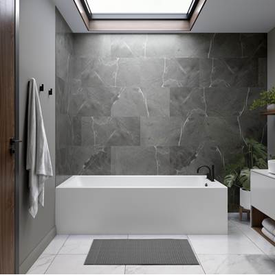 Neptune Entrepreneur 220503-000-001-200 - Pia 3272 Ifs Afr Acrylic Left Corner Right-Hand Drain Bathtub In White