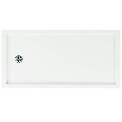Neptune Entrepreneur 220096-501-001-001 - Zen 6030 Acrylic Alcove Shower Base In White With Left Drain