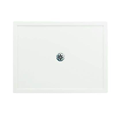 Neptune Entrepreneur 220100-501-001-000 - Zen 4836 Acrylic Alcove Shower Base In White With Center Drain