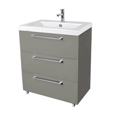 Aria STELLA81-3DR MB - Ar-Stella 3 Drawer Kit W/Ald-Slim81, Matte Black