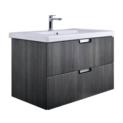 Aria AZZ61 SGL - Ar-New Light 24'' Vanity W/ Ald-Slim61, Steel Gloss