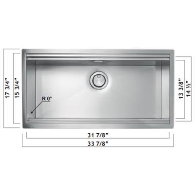 Oaks Kitchen & Bath 0136B3 - Major Slide Rail 32X16 Under