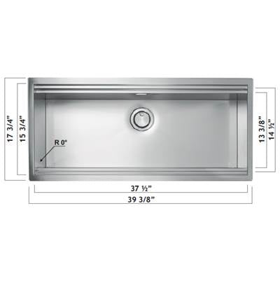 Oaks Kitchen & Bath 0136B6 - Major Slide Rail 37X16 Under