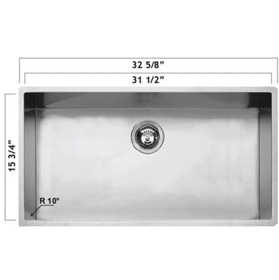 Oaks Kitchen & Bath 0153BA - Pyper Bowl 31X16X10