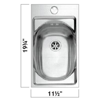 Oaks Kitchen & Bath 1129/000 - Bar Series 11''X 20''