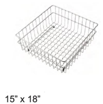 Oaks Kitchen & Bath 093001 - Stainless Basket/Quadre 15X18