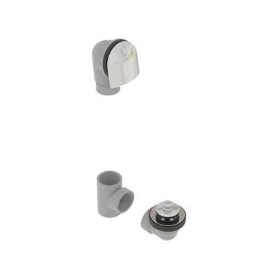 osb 5150PPK-CP - Pvc Bath Waste W/Bell Faceplate & Push Pull Closure Kit