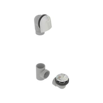 osb 5150TK-BN - Pvc Bath Waste W/Bell Faceplate & Twirle Closure - Full Kit