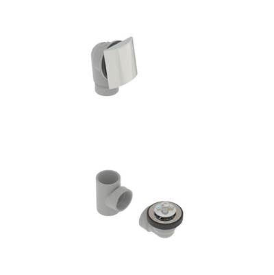 osb 5151LK-CP - Pvc Bath Waste W/Square Faceplate & Lift & Turn Closure - Full Kit