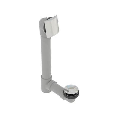 osb 5151Q-W - Pvc Bath Waste W/Square Faceplate & Clicker Closure