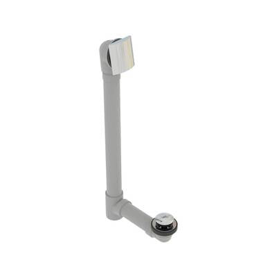 osb 5151TIP-20CP - Pvc Extended Bath Waste W/Square Faceplate & Tip Toe Closure