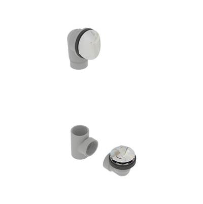 osb 5152TK-CP - Pvc Bath Waste W/Round Faceplate & Twirle Closure - Full Kit