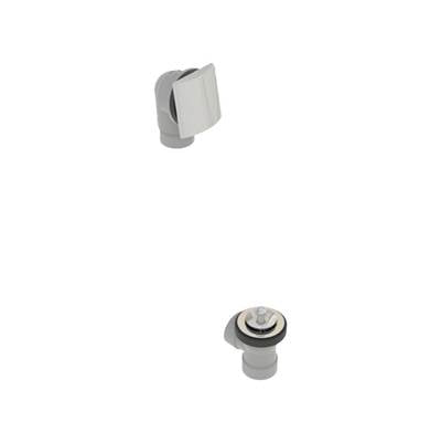 osb 541DLHK-VB - Pvc Direct Bath Waste W/Square Faceplate & Lift & Turn Closure - Half Kit