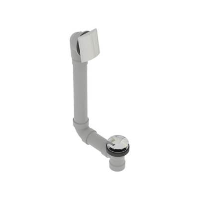 osb 541DQ-CP - Pvc Direct Bath Waste W/Square Faceplate & Clicker Closure
