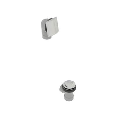 osb 541DTHK-CP - Pvc Direct Bath Waste W/Square Faceplate & Twirle Closure - Half Kit