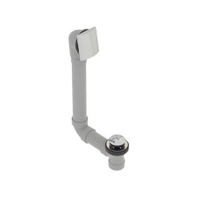 osb 541DTIP-CP - Pvc Direct Bath Waste W/Square Faceplate & Tip Toe Closure