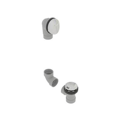 osb 542DTK-BN - Pvc Direct Bath Waste W/Round Faceplate & Twirle Closure - Full Kit