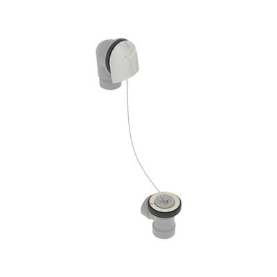 osb 54DCSHK-CP - Pvc Direct Bath Waste W/Bell Faceplate & Plug & Chain Closure - Half Kit