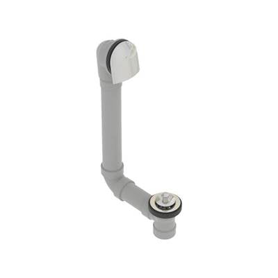 osb 54DL-CP - Pvc Direct Bath Waste W/Bell Faceplate & Lift & Turn Closure